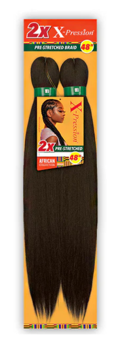 48" Outre 2X X-Pression Pre-Stretched Ultra Braid #4