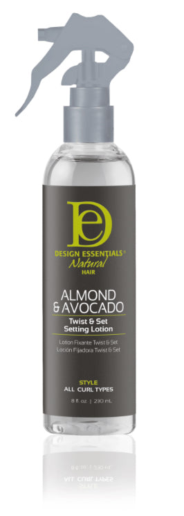 Design Essentials  Almond & Avocado Twist & Set Setting Lotion