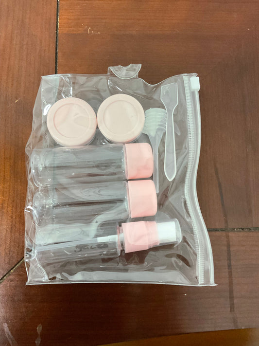 7pc Pink Travel Kit