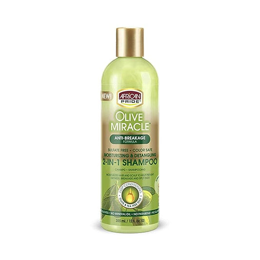 African Pride Olive Miracle 2-in-1 Shampoo