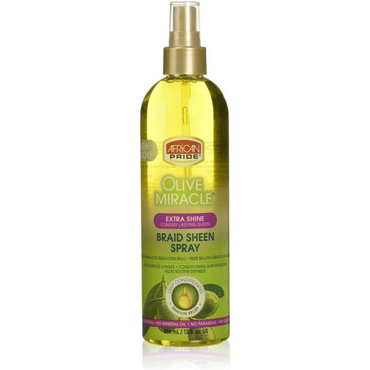 African Pride Olive Miracle Braid Sheen