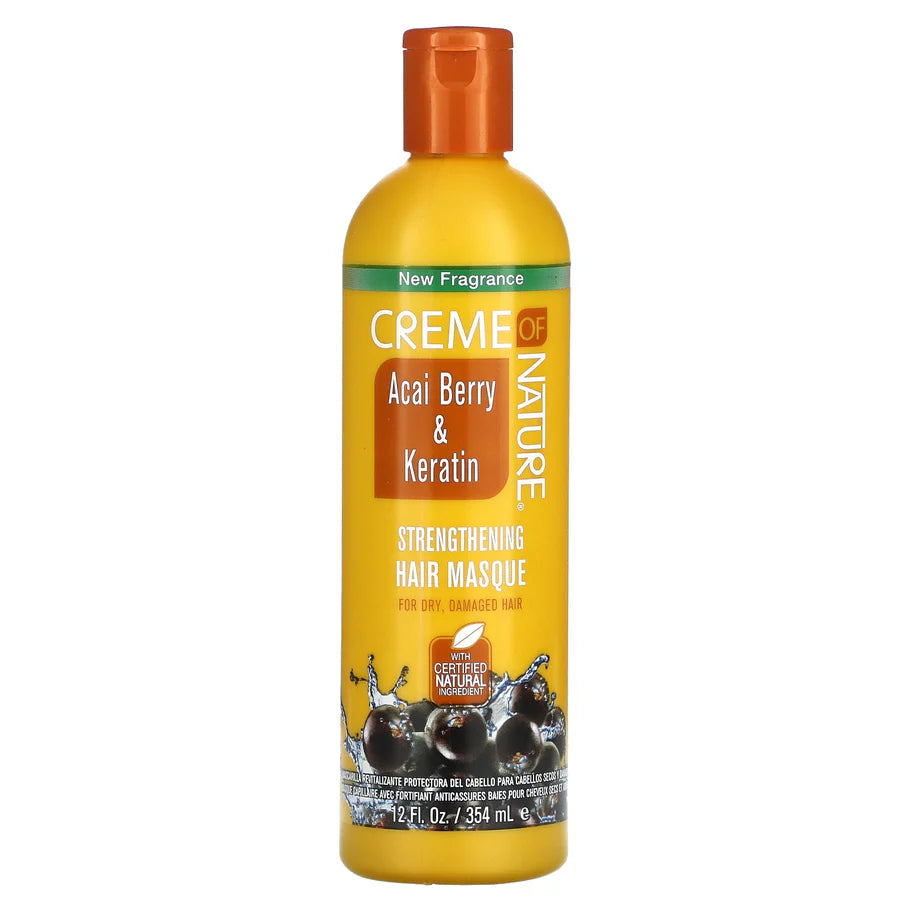 Creme of Nature Açaí Berry & Keratin Strengthening Hair Masque