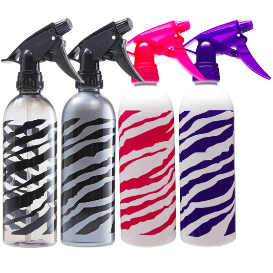 8oz Tin Zebra Spray Bottle
