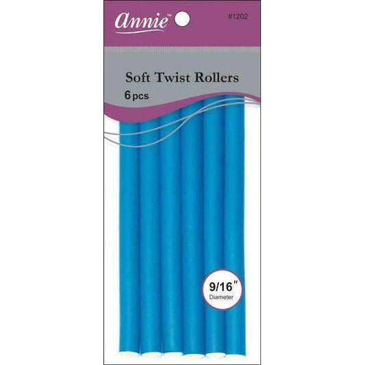 Annie Soft Twist Rollers - Medium Small 1202