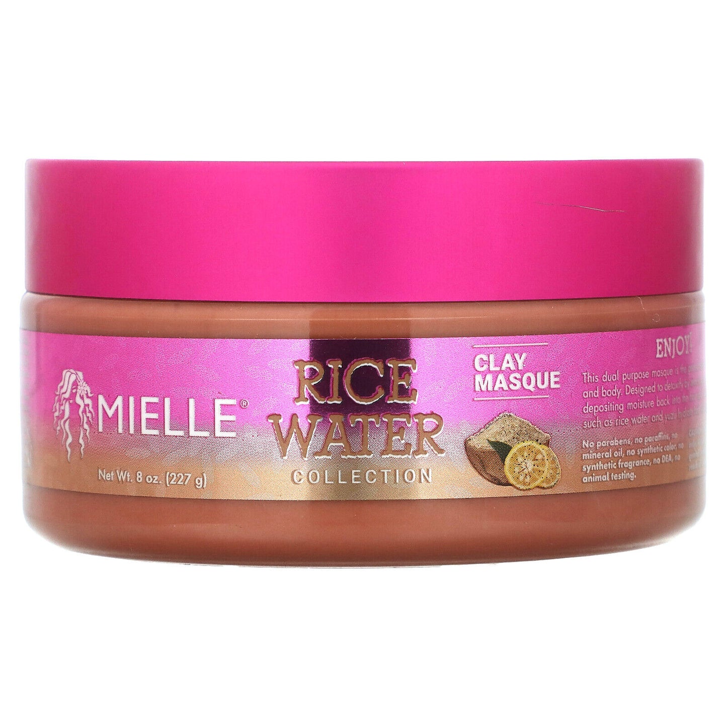 Mielle Rice Water Clay Masque 8oz.