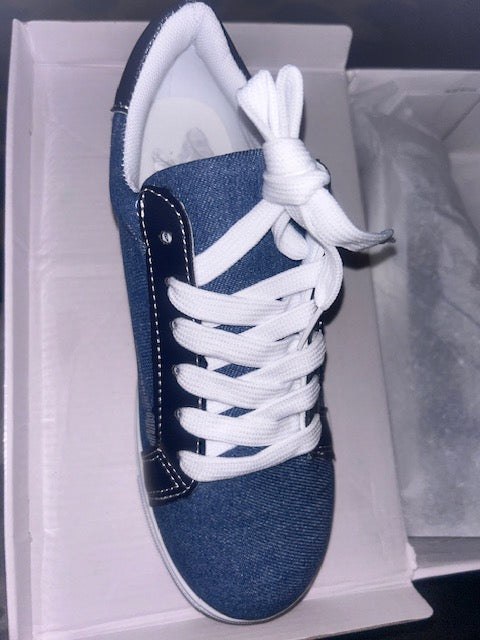 Denim Sneakers Tennis Shoes