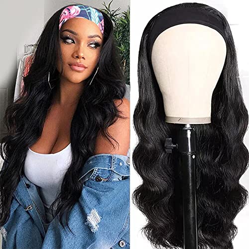 Brazilian Virgin Headband Wig Human Hair Body Wave Glueless Headband Wig Hair None Lace Front 150% Density