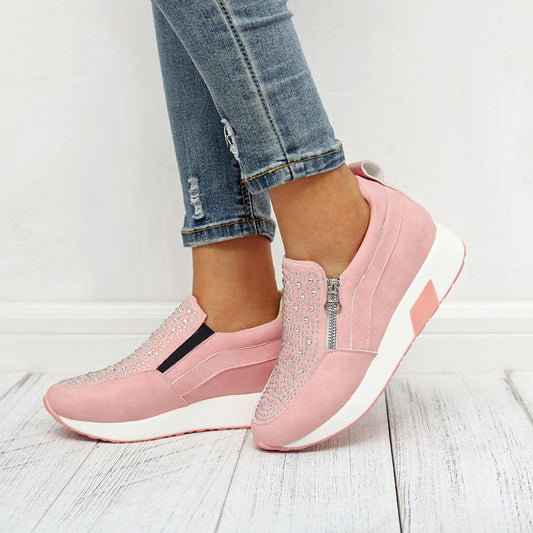 Knitted Ankle Flats Sneakers