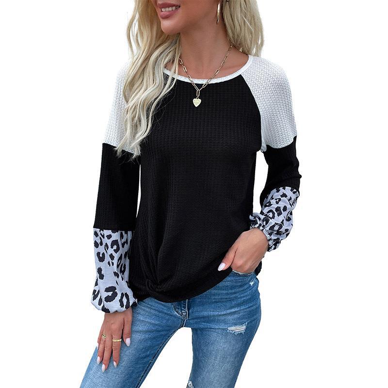 Pullover Leopard Loose Sweater