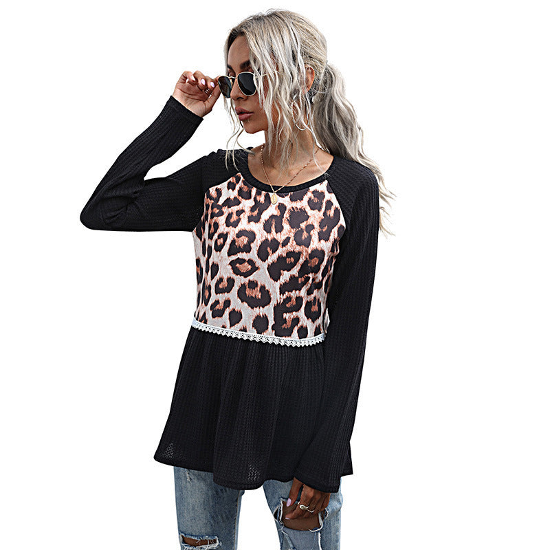 Long Sleeve Round Neck Pullover Shirt