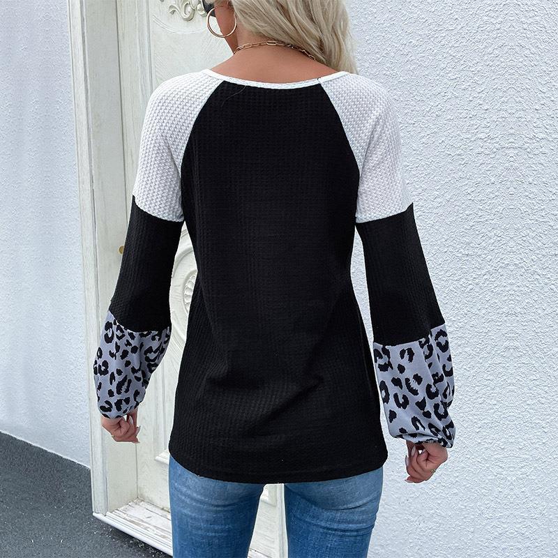 Pullover Leopard Loose Sweater
