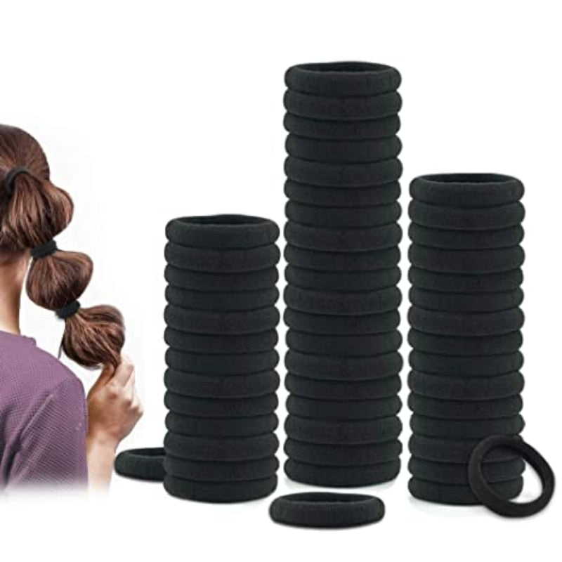 50/100Pcs High Elastic Hair Bands Ties Ponytail Holder Scrunchies
